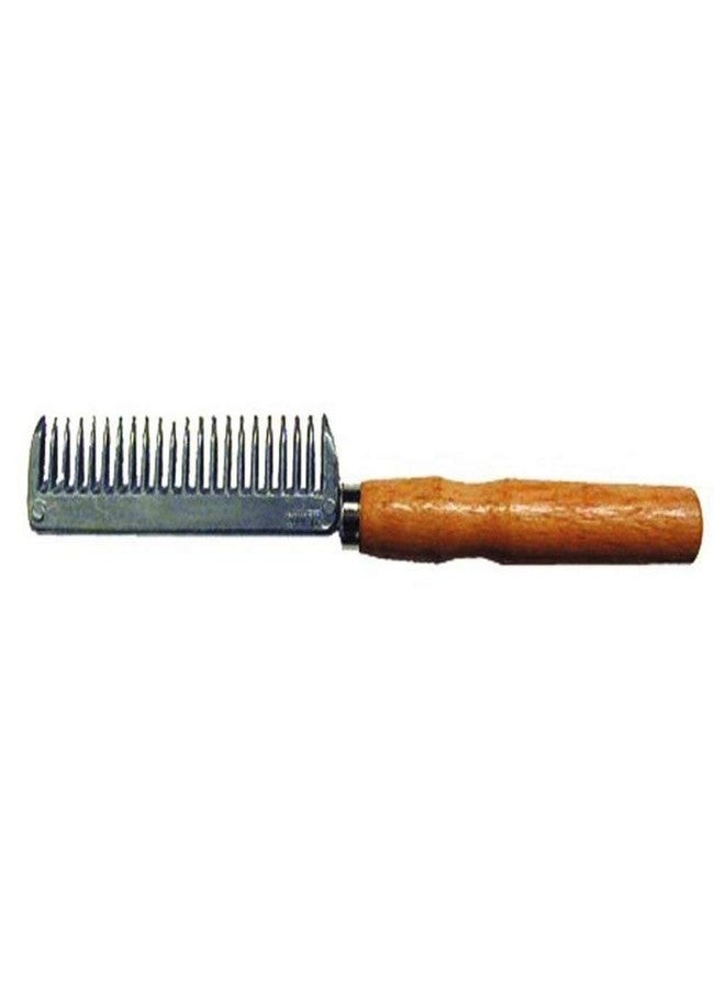 Partrade Trading Corporation Aluminum Comb with Wood Handle